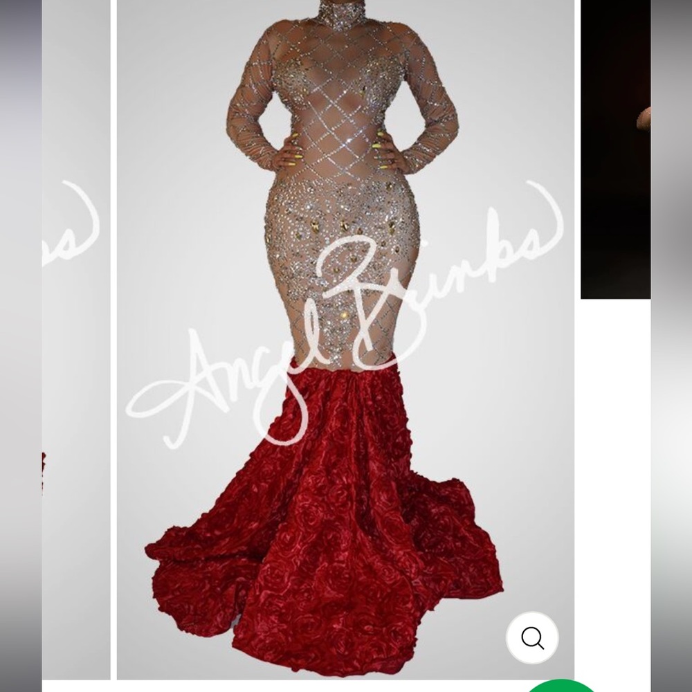 Angel brinks gown